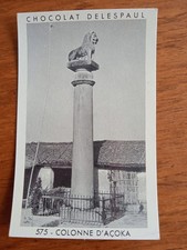 Chocolat Delespaul Vignette n° 575 - Colonne d'Açoka