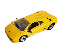 Majorette Lamborghini Diablo 1/24 Jaune Très Bon État Supercar Miniature Vintage