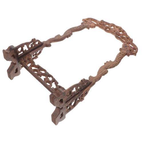 Dark brown wooden jewelry - brown,