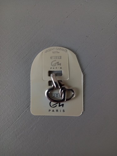 Pendentif argent 925 coeurs
