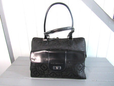 SAC TOILE ET CUIR NOIR MAC DOUGLAS