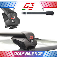 Alu Noir Barres de toit pour