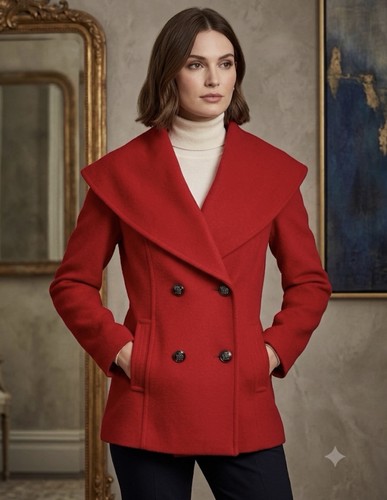 Vintage red wool - vintage,
