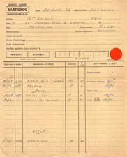 1964 PRODUITS ASSOCIES BARTISSOL A BANYULS SUR MER - M. DUBOIS A MONTHOIRON