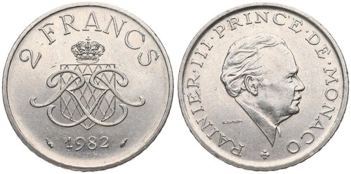 Monaco francs rainer iii - -,