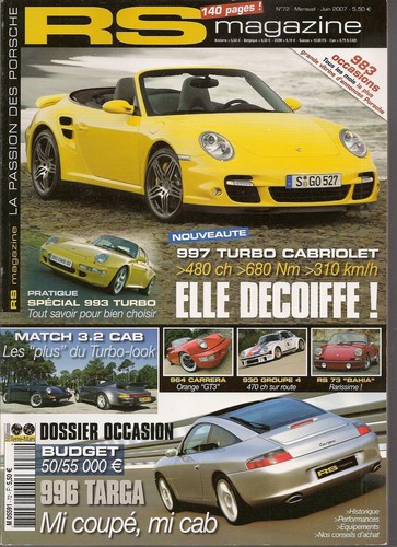 Magazine porsche 997 - 72,