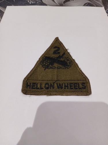 Patch armée 2nd armored - armée, us