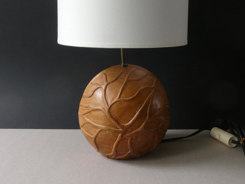 Pied lampe bois - bois, massif