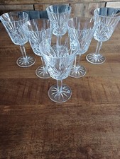 6 Verres A Eau Cristal