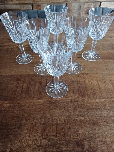 Verres eau cristal - verres,