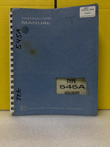 Tektronix type 545a - tektronix,