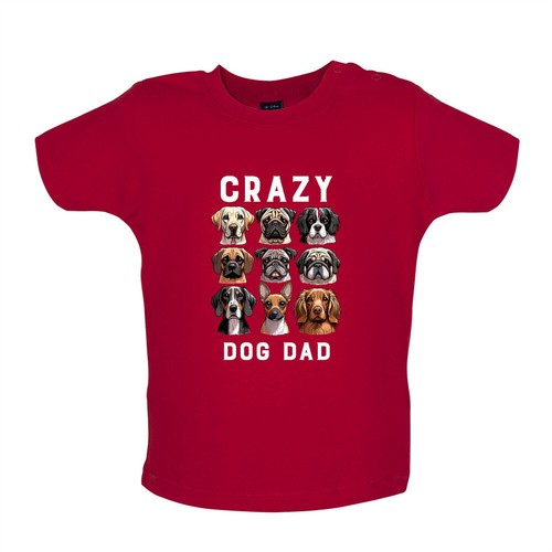 Fou chien papa bébé body - papa,
