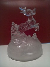 Rennes en cristal d'arc Rudolph