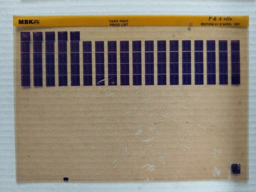 Microfiche mbk tarif pdht - tarif,