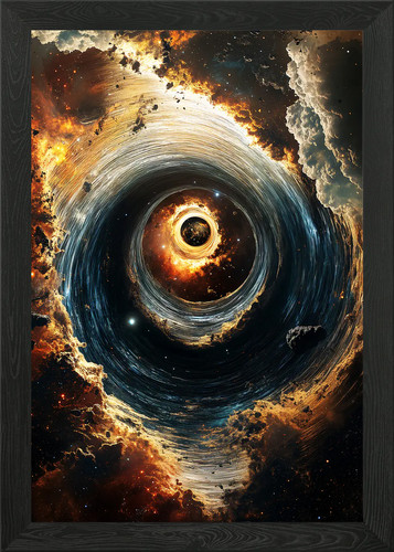 Cosmic vortex space and time - and,