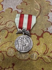 ancienne medaille du travail bronze argenté 1938 sncf cheminots