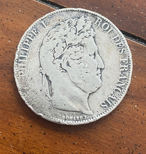 Pièce francs louis - de, 5