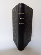 édition originale numérotée Richard WAGNER "Lettres à Emile Heckel" reliée