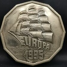 MEDAILLE ECU EUROPA VOILIER 1995 41mm CUPRONICKEL / Avec certificat