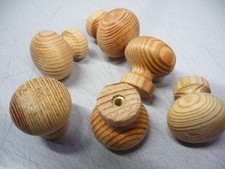 Lot 6 bouton pin brut insert métal Ø 30 mm haut 30 mm meubles tiroir