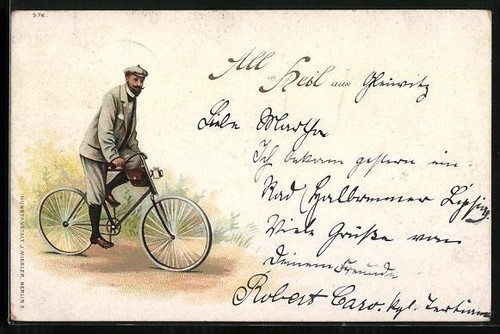 Carte postale homme tenue - carte,