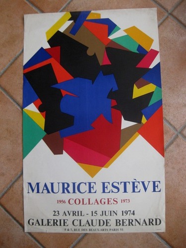 Affiche originale expo esteve - affiche,