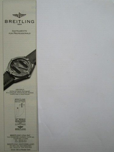 1990 pub montre breitling - 6/1990,