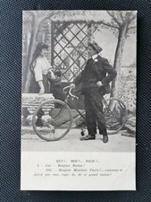 CPA Qui ! Moi ? Jolie ! - Bicyclette