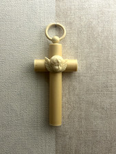 Ancienne Croix de Berceau Angelot XIXe Baptême Chérubin