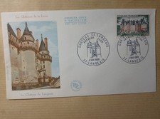 enveloppe premier jour 1968 le chateau de langeais
