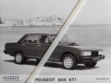 Photo Presse PEUGEOT 604 STI  . P109