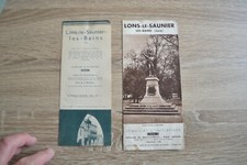 Dépliants touristiques Syndicat d'Initiatives "LONS LE SAUNIER" (Dont 1 de 1936)