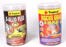 1L Tropical Discus Allio Gran + 1 L Granulé D 50 Nourriture pour Poisson
