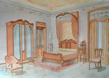 ESTAMPE ORIGINALE CHAMBRE