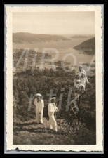 Photo, WW2, torpilleur "Mouette", 4 marins dans un arbre, Kristianand ; L163L