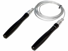 Corde à sauter en métal 3 m - coloris noir - Pearl Sports