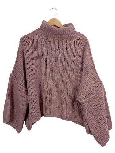 Mioni pull femme rose col - mioni,