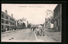 CPA Le Nouvion, Grand´ Rue, La Gendarmerie 