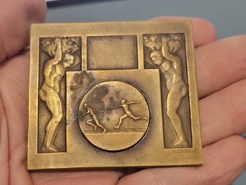 Medaille art deco mythologie - art,