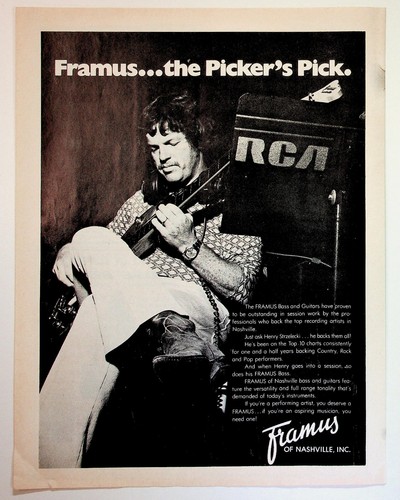 Vintage framus bass - guitar, ad