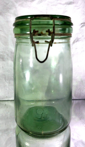 Ancien bocal verre - en, solidex