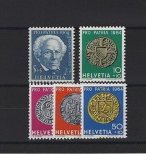 SUISSE SWITZERLAND Yvert  n° 730/734 neuf sans charnière