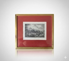 Gravure Baden Argovie A. Fesca