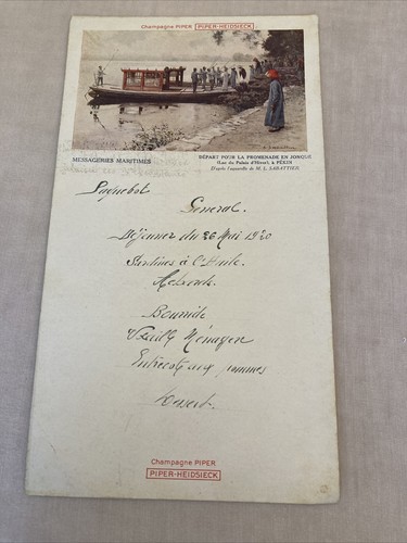Menu compagnie des - menu,