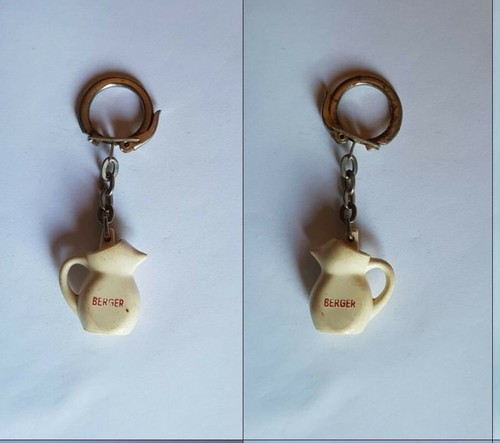 Porte clés pichet blanc - porte-clés,