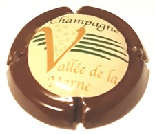 Capsule de champagne Vallée de la Marne marron