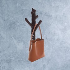 Crochet mural en fonte pour branches d'arbres, porte-manteau, pour