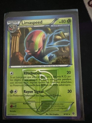 Carte pokemon rare limaspeed - carte,