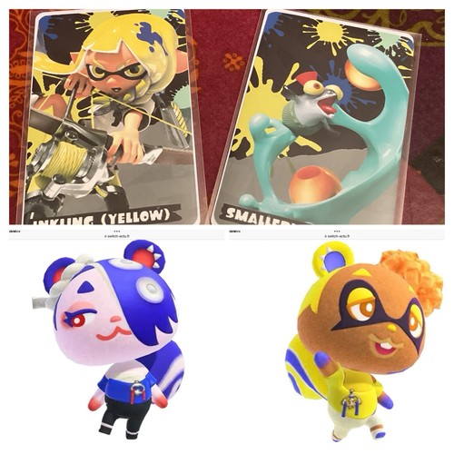 Amiibo splatoon collab animal - amiibo,