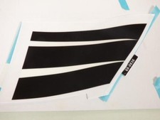 autocollant sticker noir origine pour moto kawasaki 600 zx6r 2008